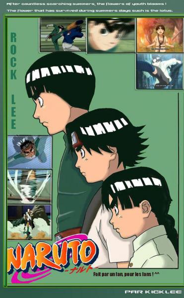 L'evolution de Rock Lee